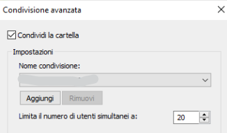 problemi Condivisione Windows 10